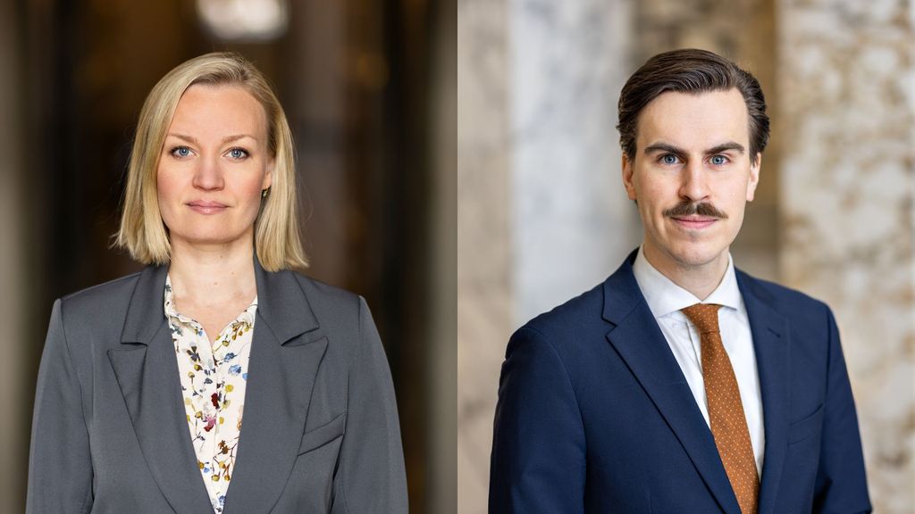 Helena Marttila ja Matias Mäkynen.